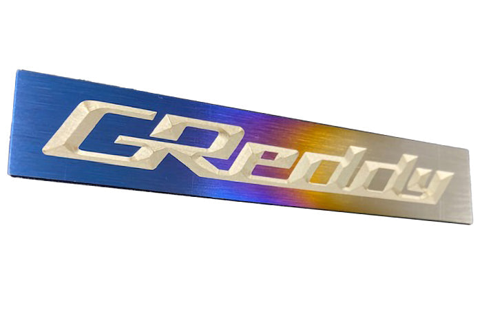 Optional Titanium GReddy Emblem - (105x20mm)