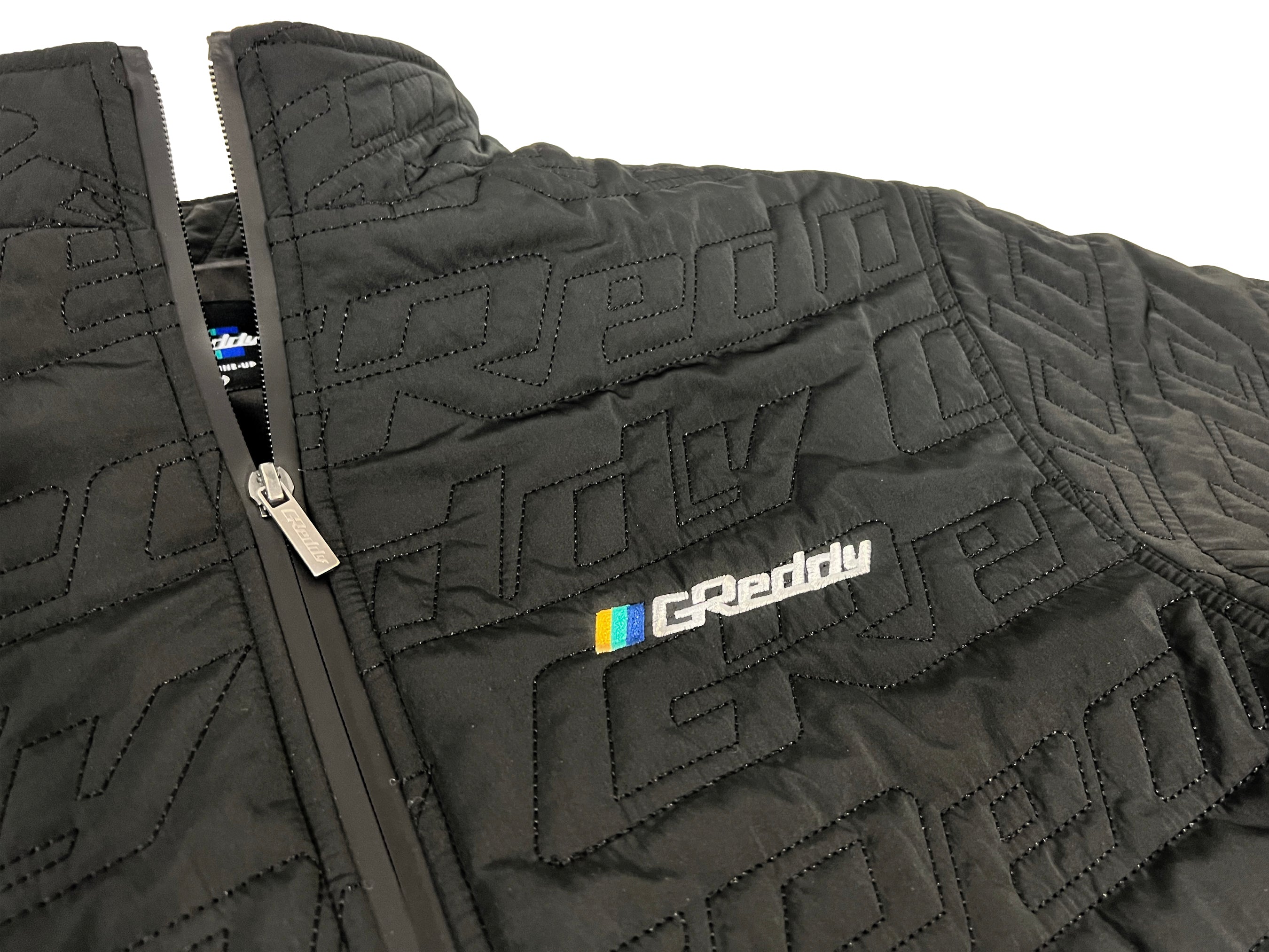 GReddy Quilted Nylon Jacket - Black