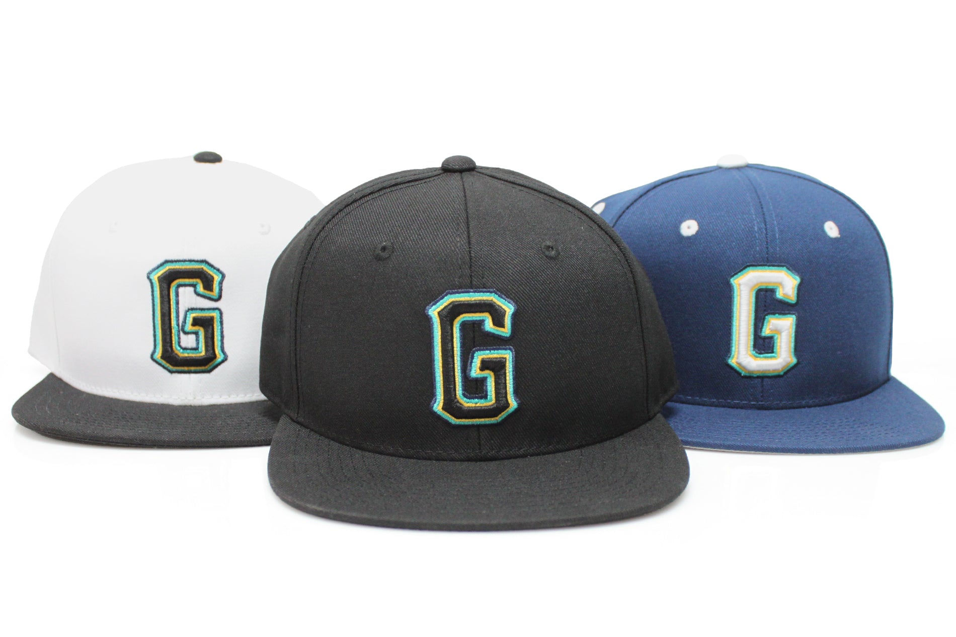 GReddy 3-Color "G" Snap-Back Cap - Navy Blue