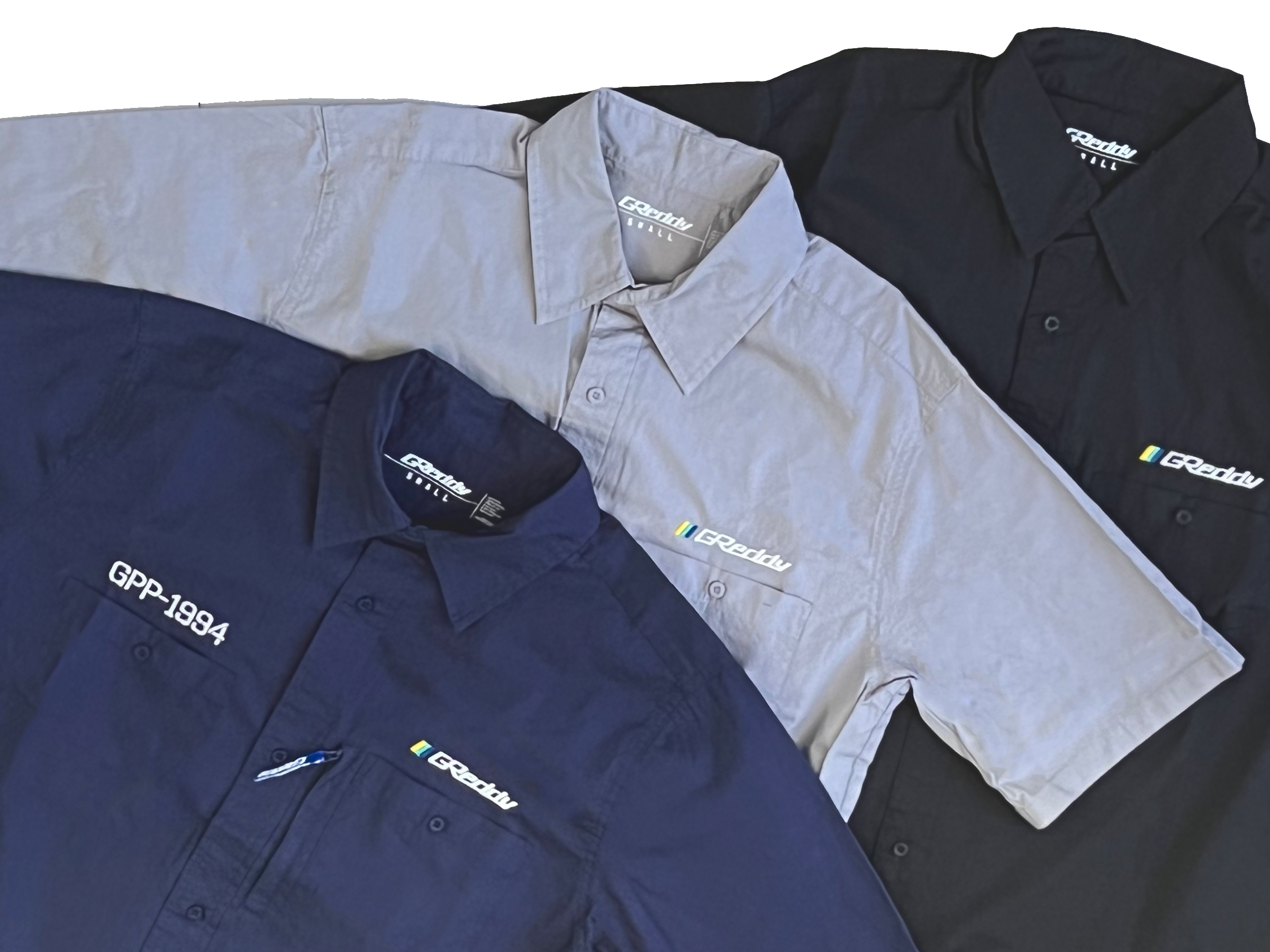 GReddy Mechanic's Button-up Work Shirt(s) 2.0 - Black