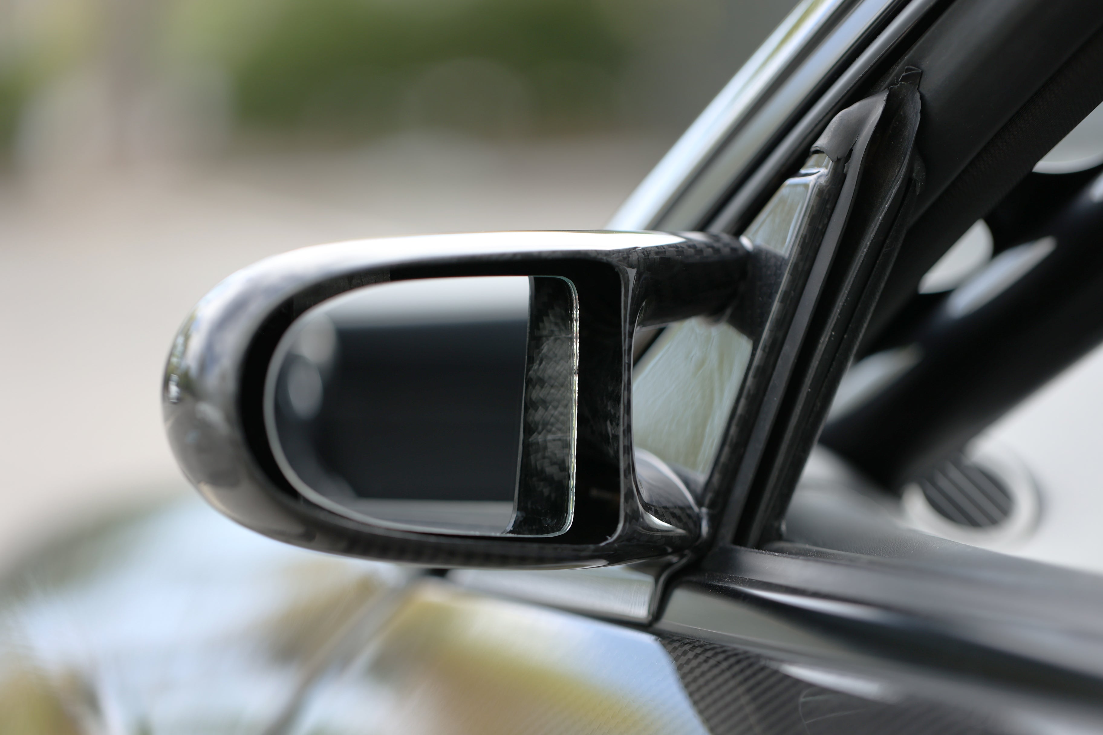 Garage Active Group-A Type Dry Carbon Side Mirrors (R32/R33/R34)