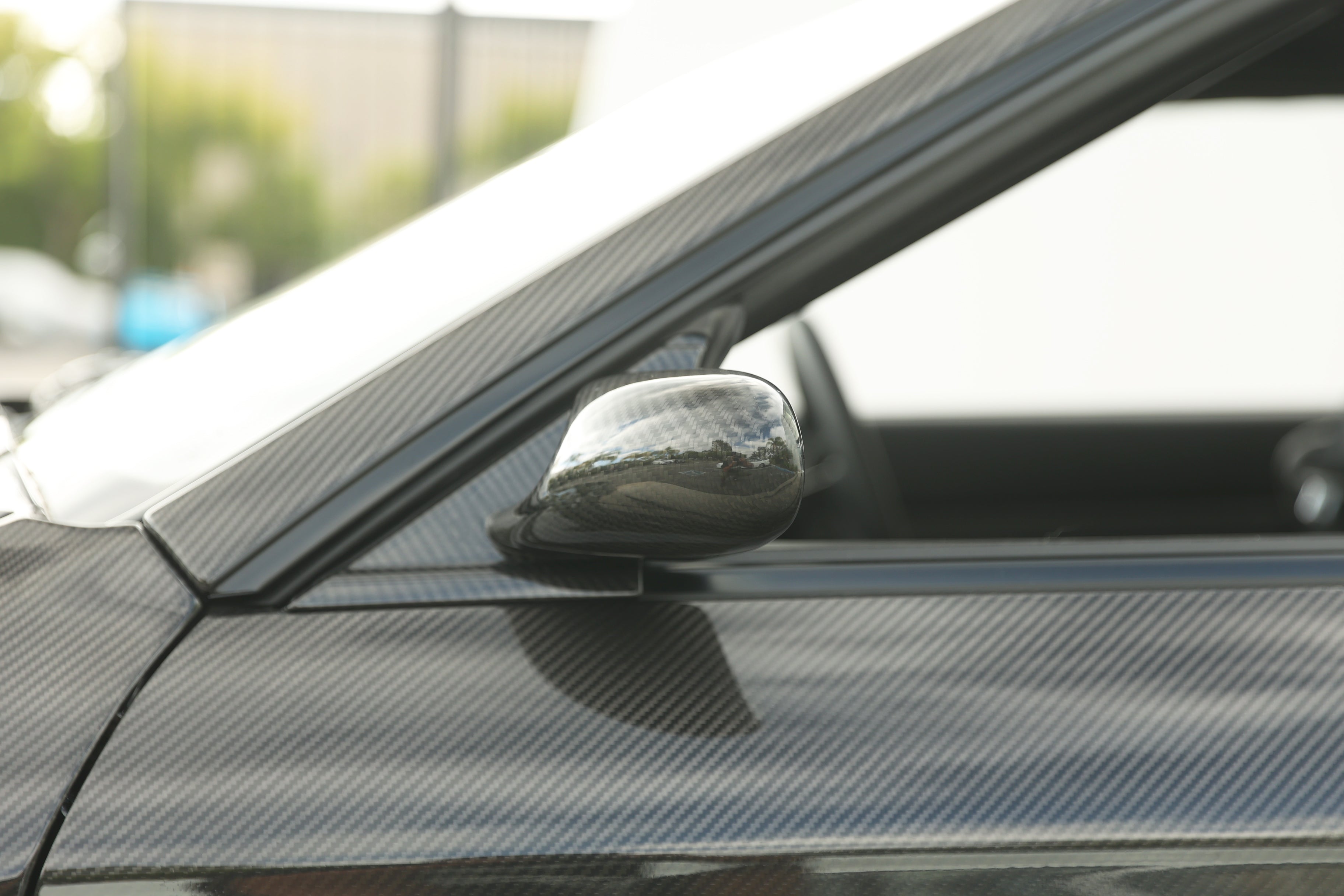 Garage Active Group-A Type Dry Carbon Side Mirrors (R32/R33/R34)