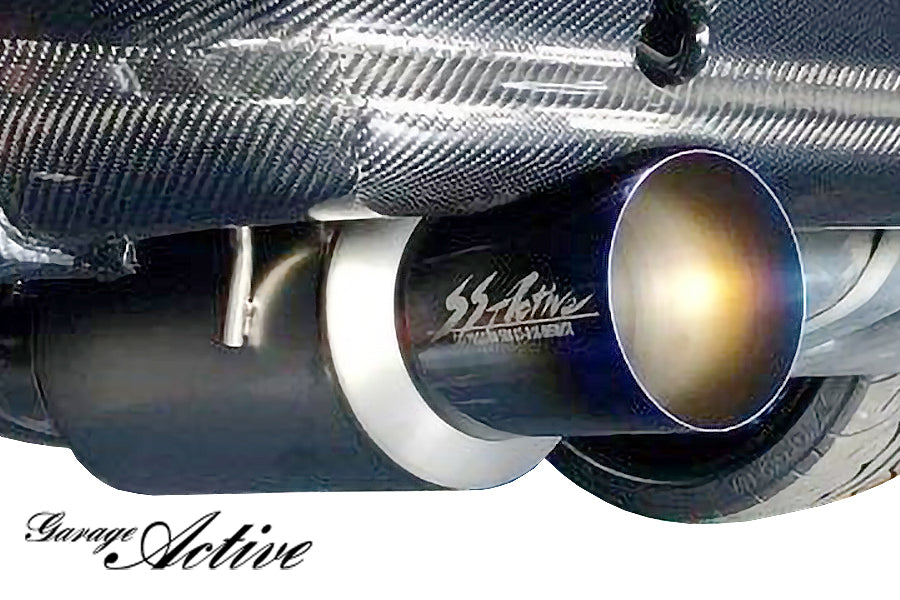 Garage Active "SS Active" 90mm Titanium Exhaust(s) (R32/R34)
