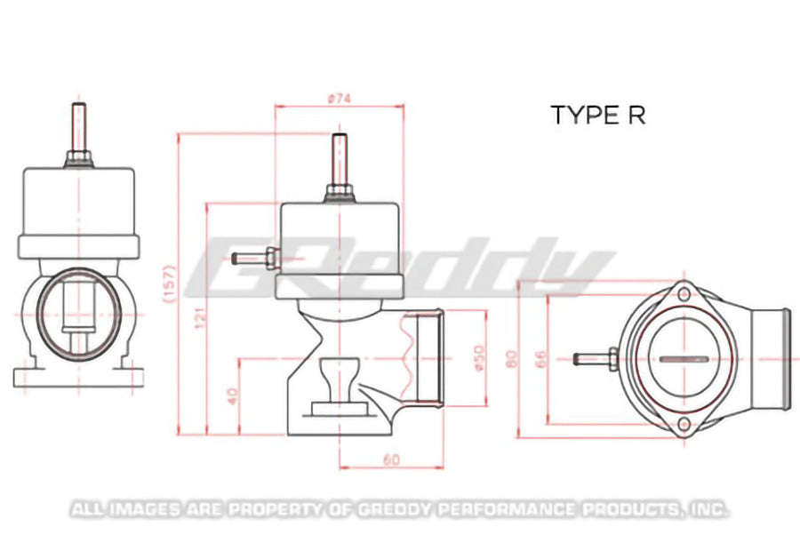 BLOW OFF VALVE TYPE R STD - (11501660)