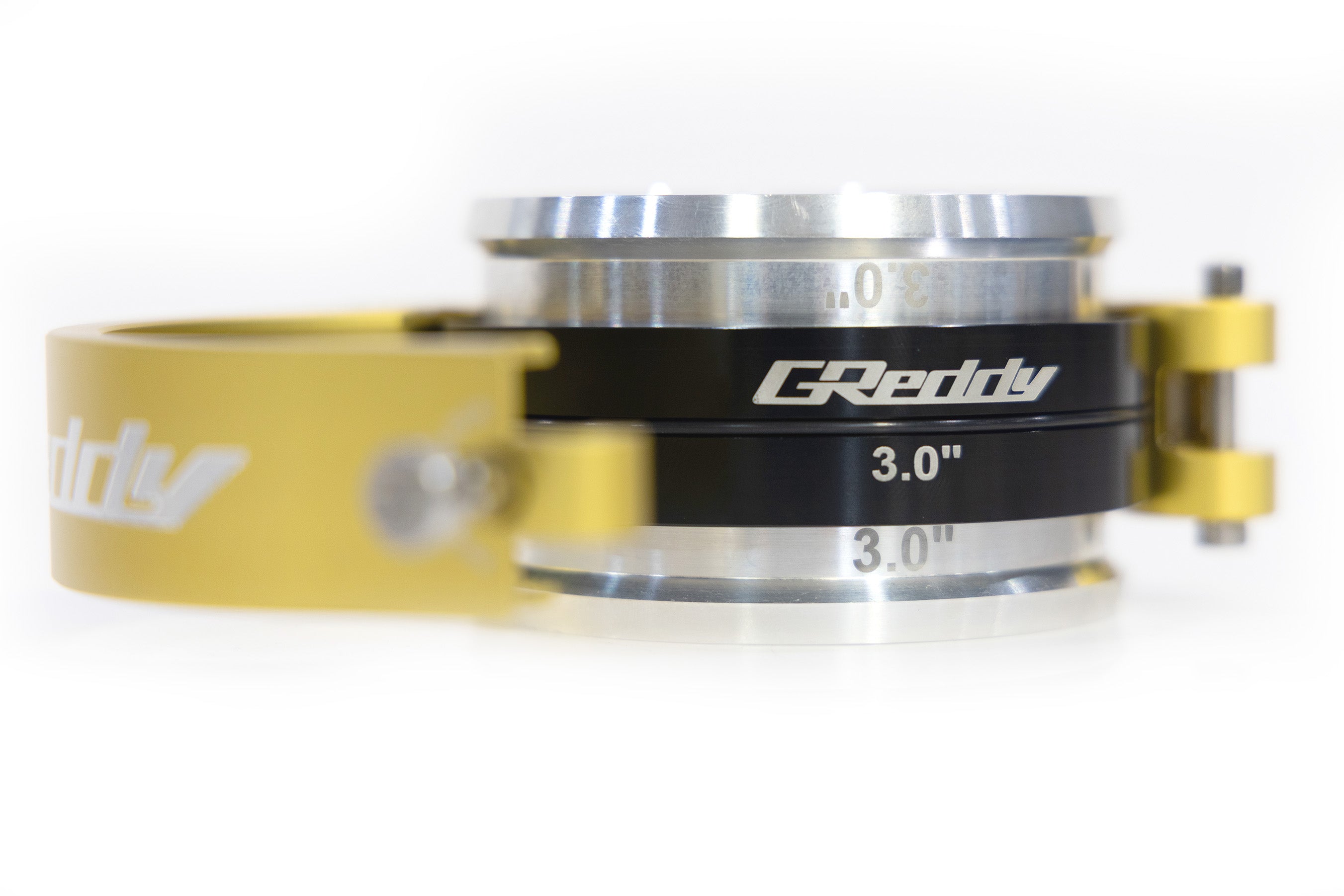 GReddy Boost Tube Clamp Set(s) - Aluminum/Gold - new sizes coming soon!