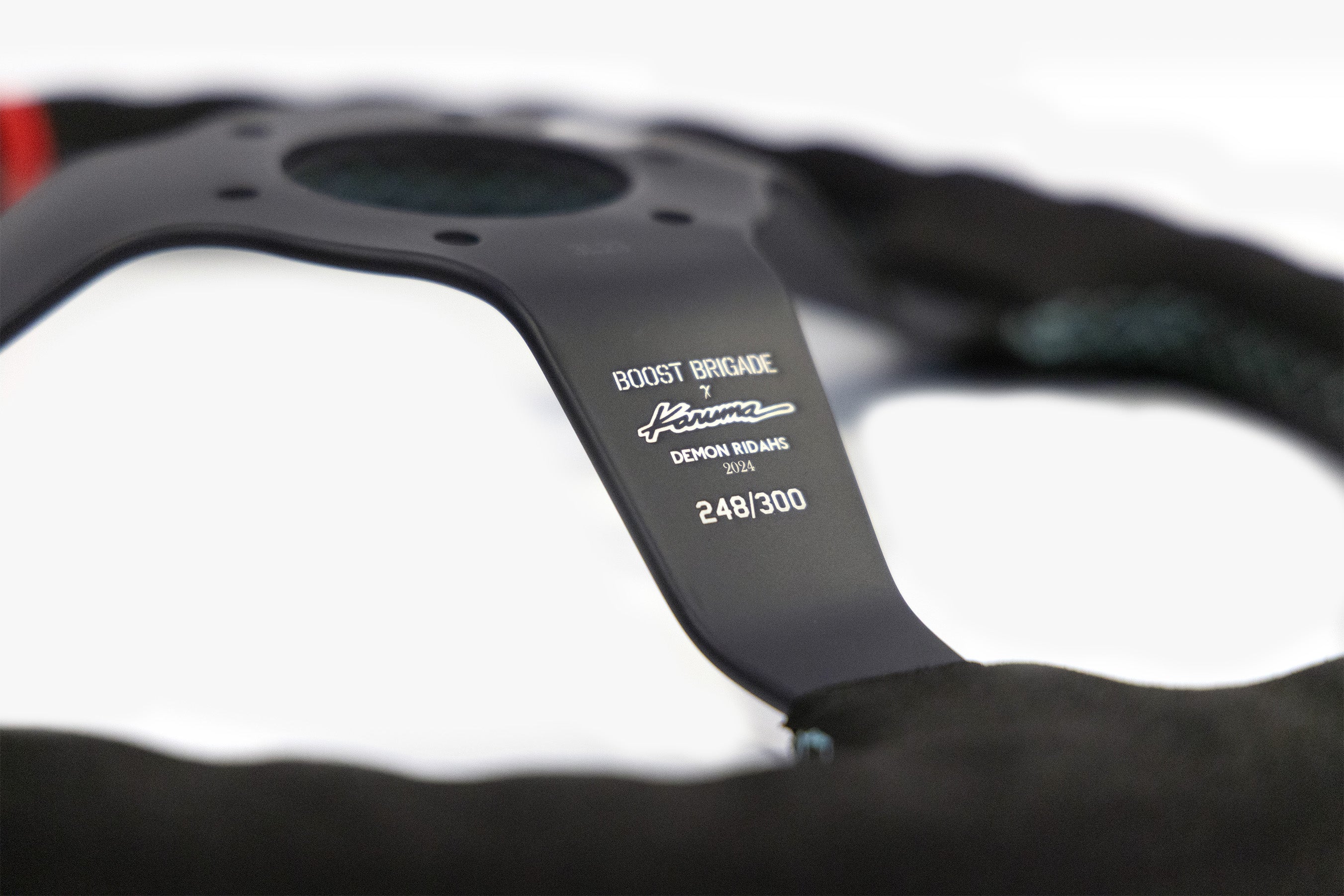 Boost Brigade x Karuma  Demon Ridahs Steering Wheel - Limited Ed. 300pcs world-wide