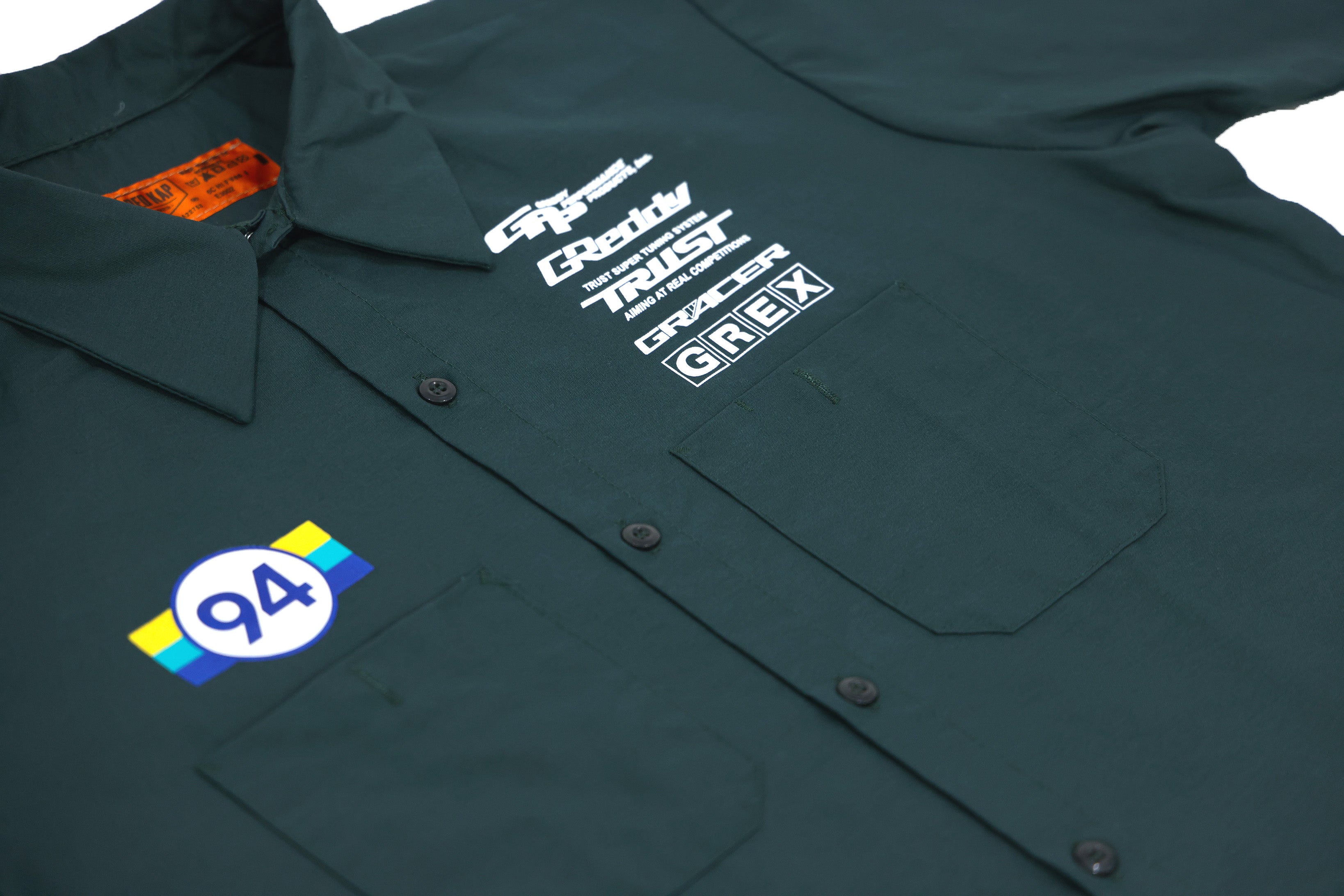GReddy Established Mechanic's Button-up Work Shirt - Spruce Green