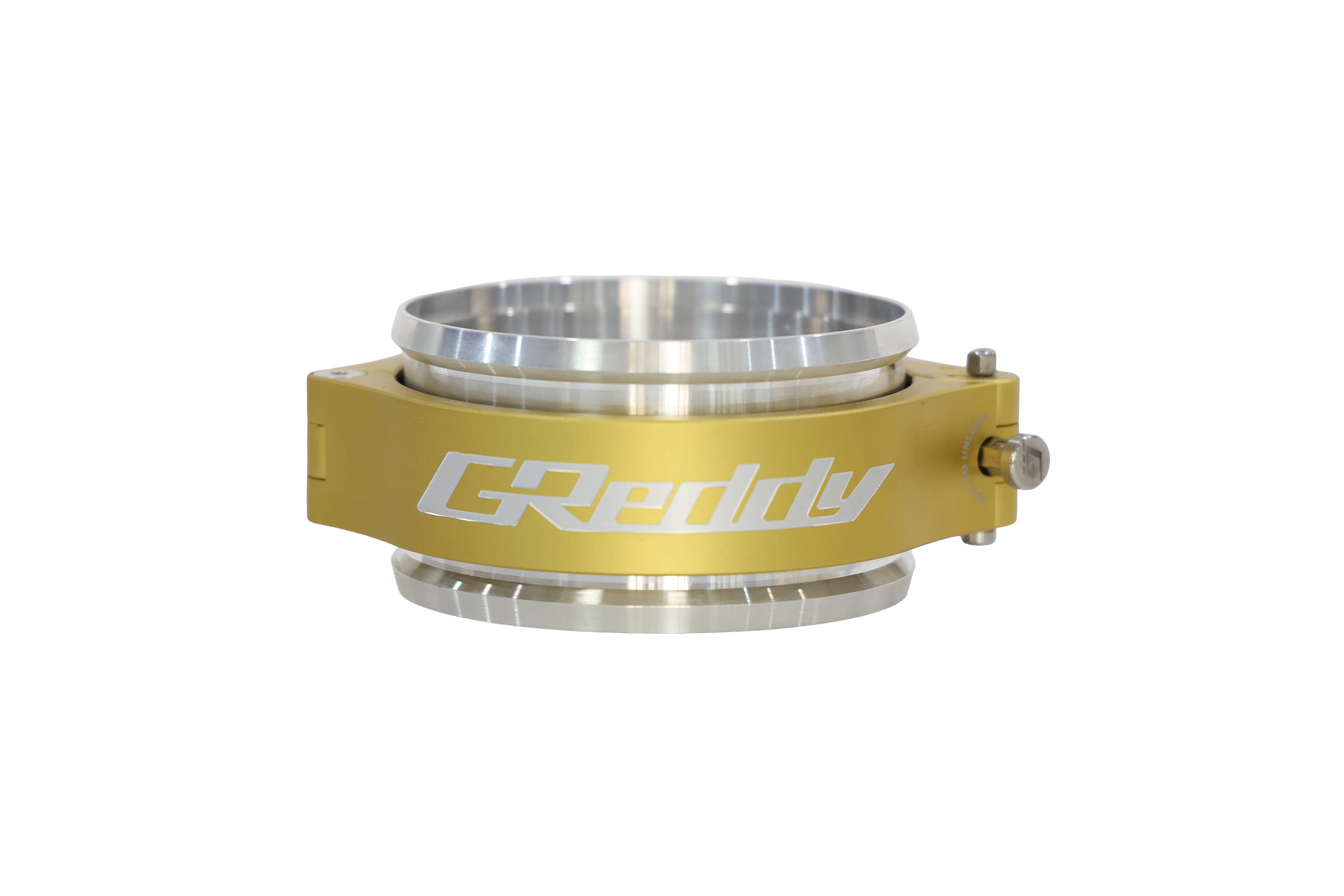 GREDDY 3.5" BOOST TUBE CLAMP WITH WELD-ON RINGS (GOLD) - (22420350)