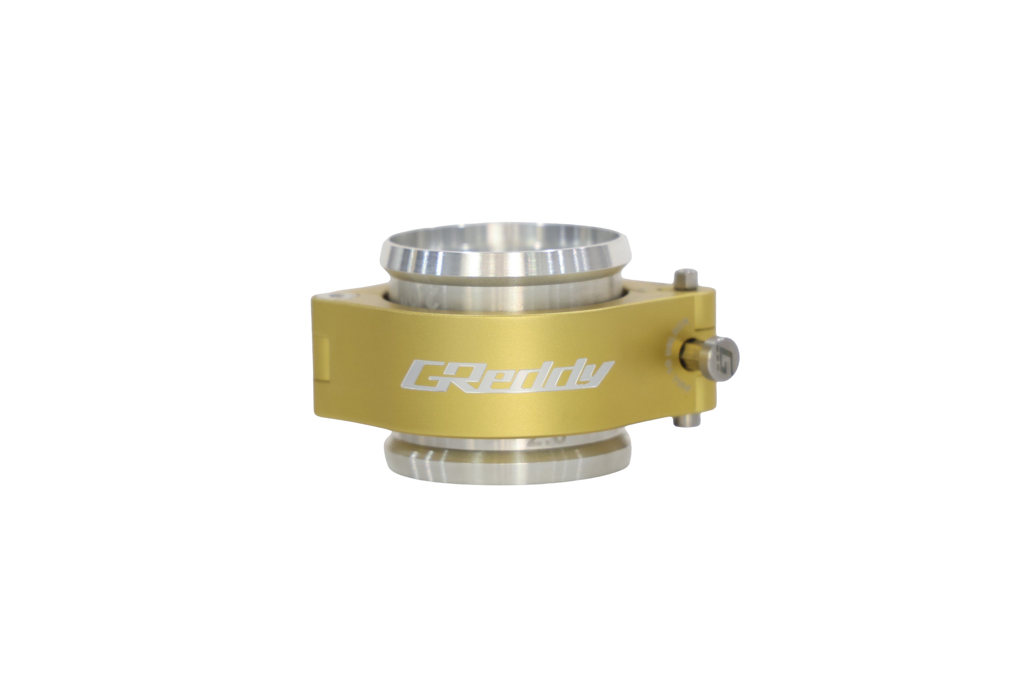 GREDDY 50mm BOOST TUBE CLAMP WITH WELD-ON RINGS (GOLD) - (22420200)