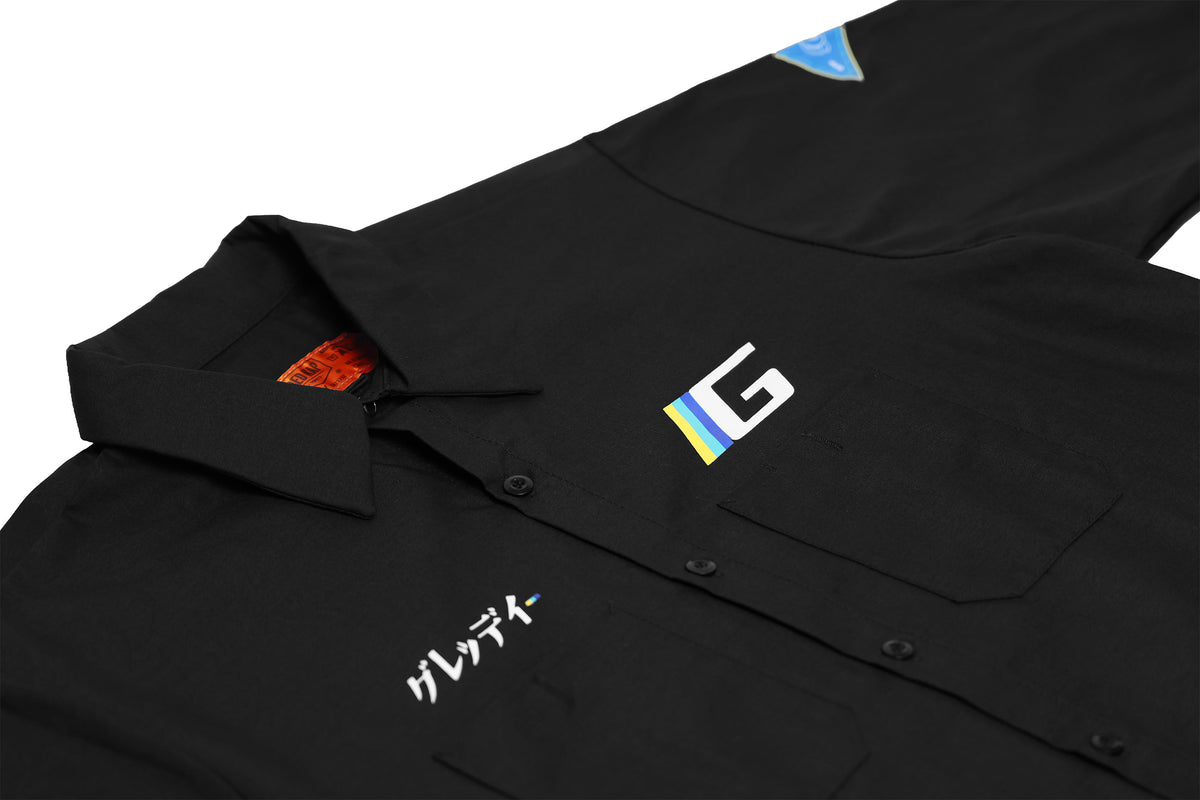 GReddy "94" Long Sleeve Work Shirt - Black