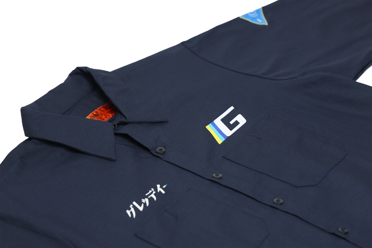 GReddy "94" Long Sleeve Work Shirt - Navy