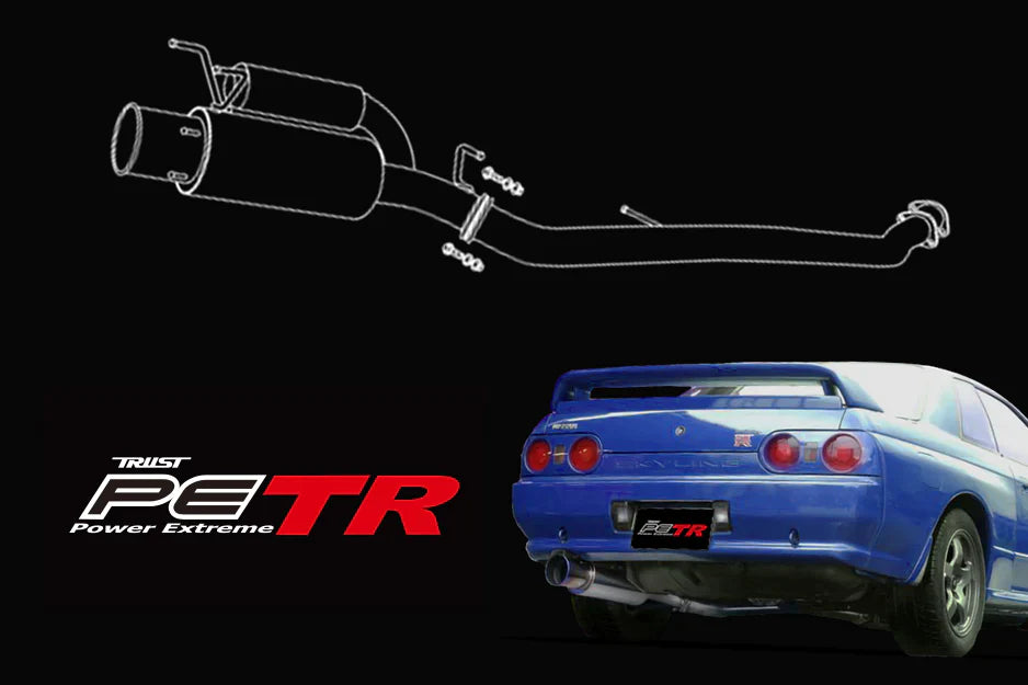 TRUST PE-TR Cat-back Exhaust Systems - application specific