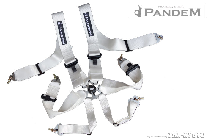 Pandem Seat Belt Harness - White