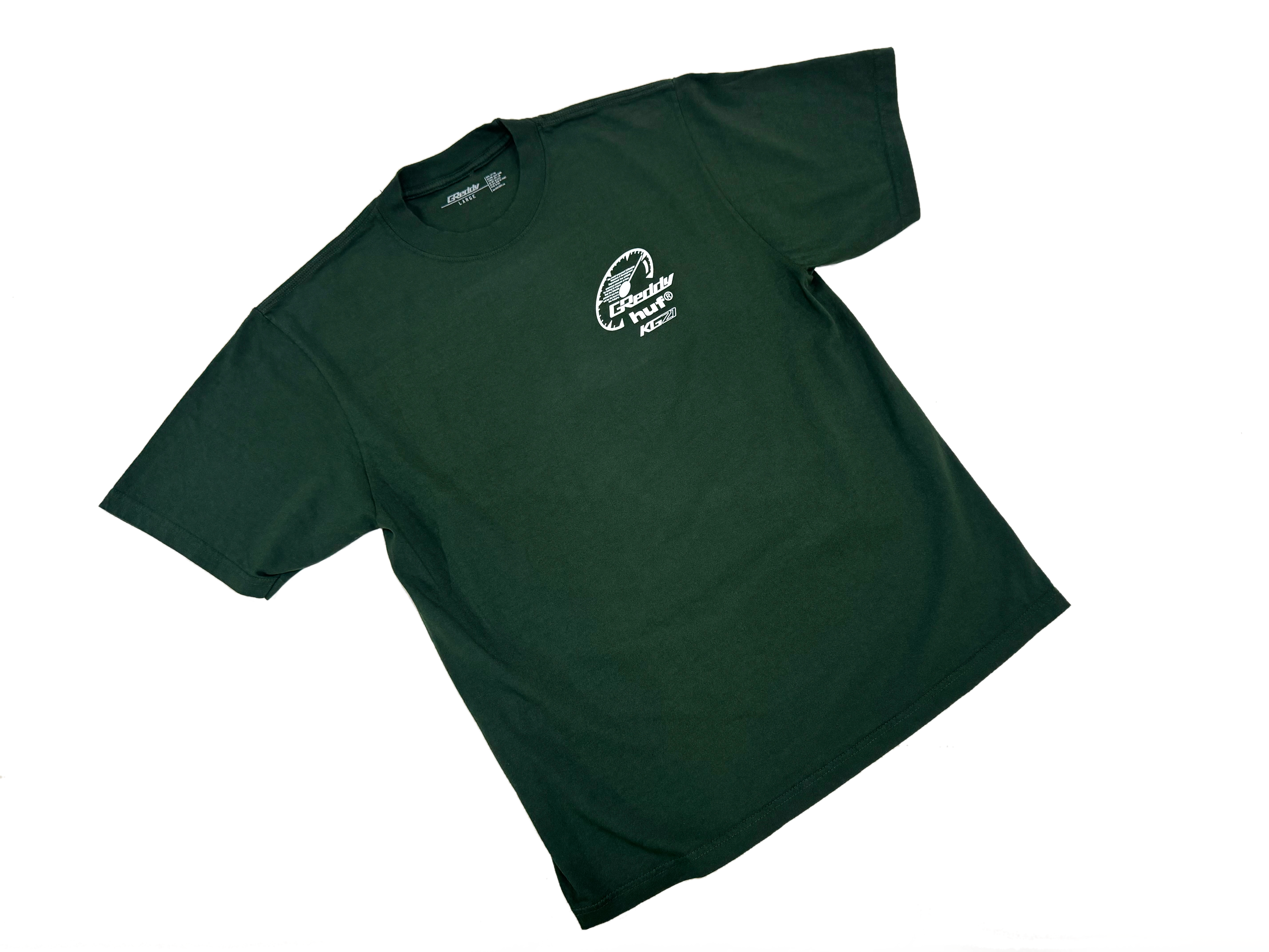 GReddy X HUF Reveal KG21 Tee(s)  - Moss Green