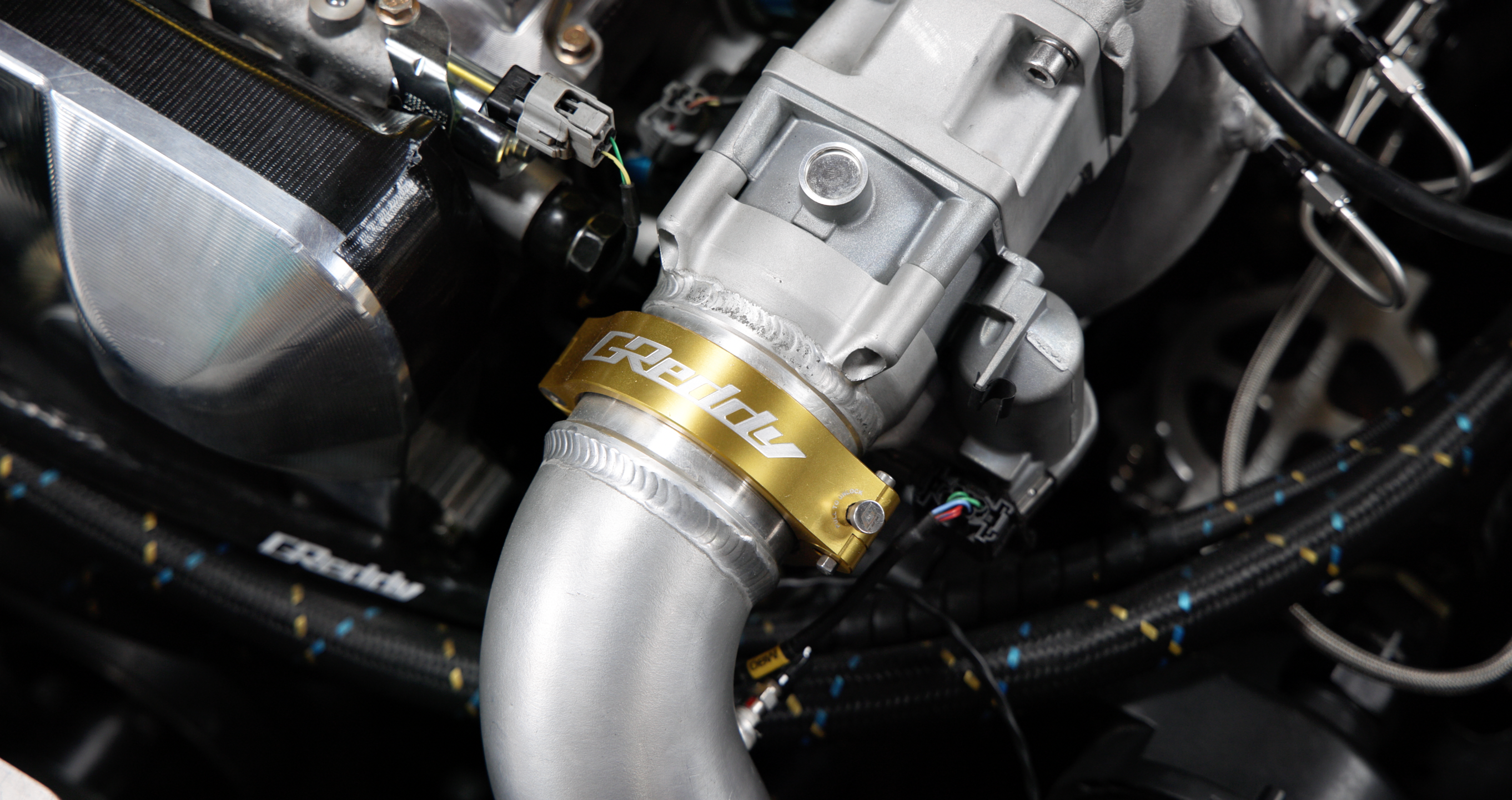 GReddy Boost Tube Clamp Set(s) - Aluminum/Gold