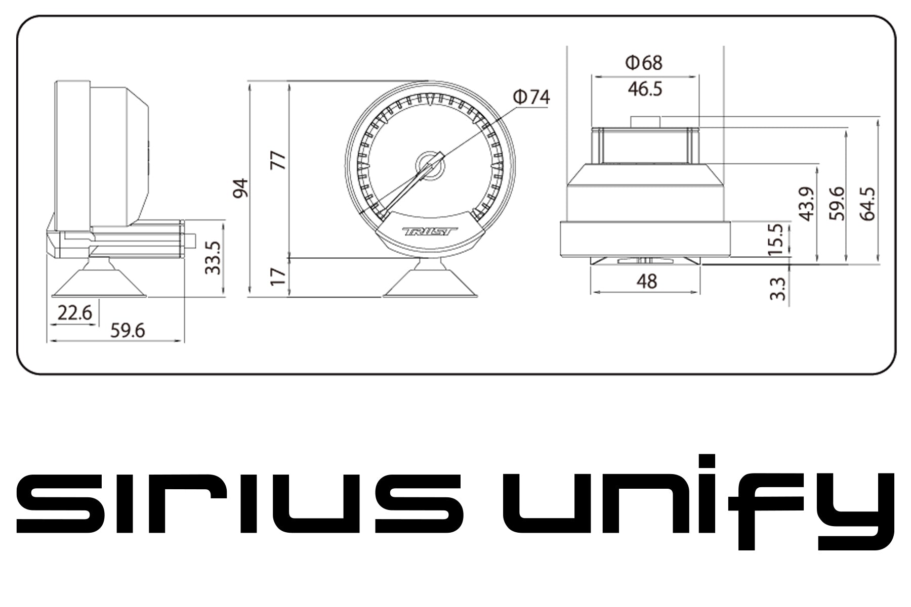 GREDDY SIRIUS OBD SET (UNIFY TURBO) - (16001760)