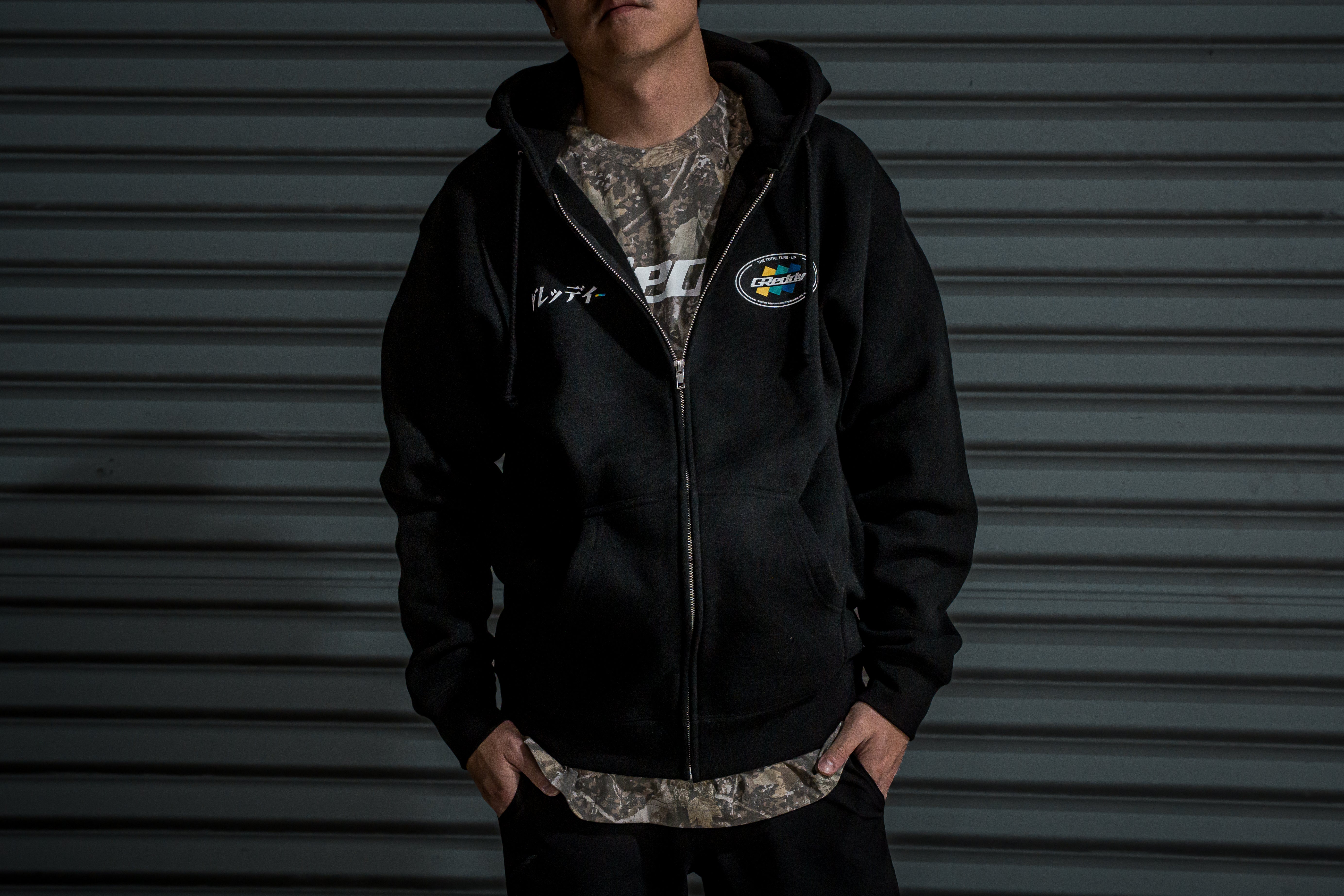 GReddy Total Tune-Up Zip Hood - Black