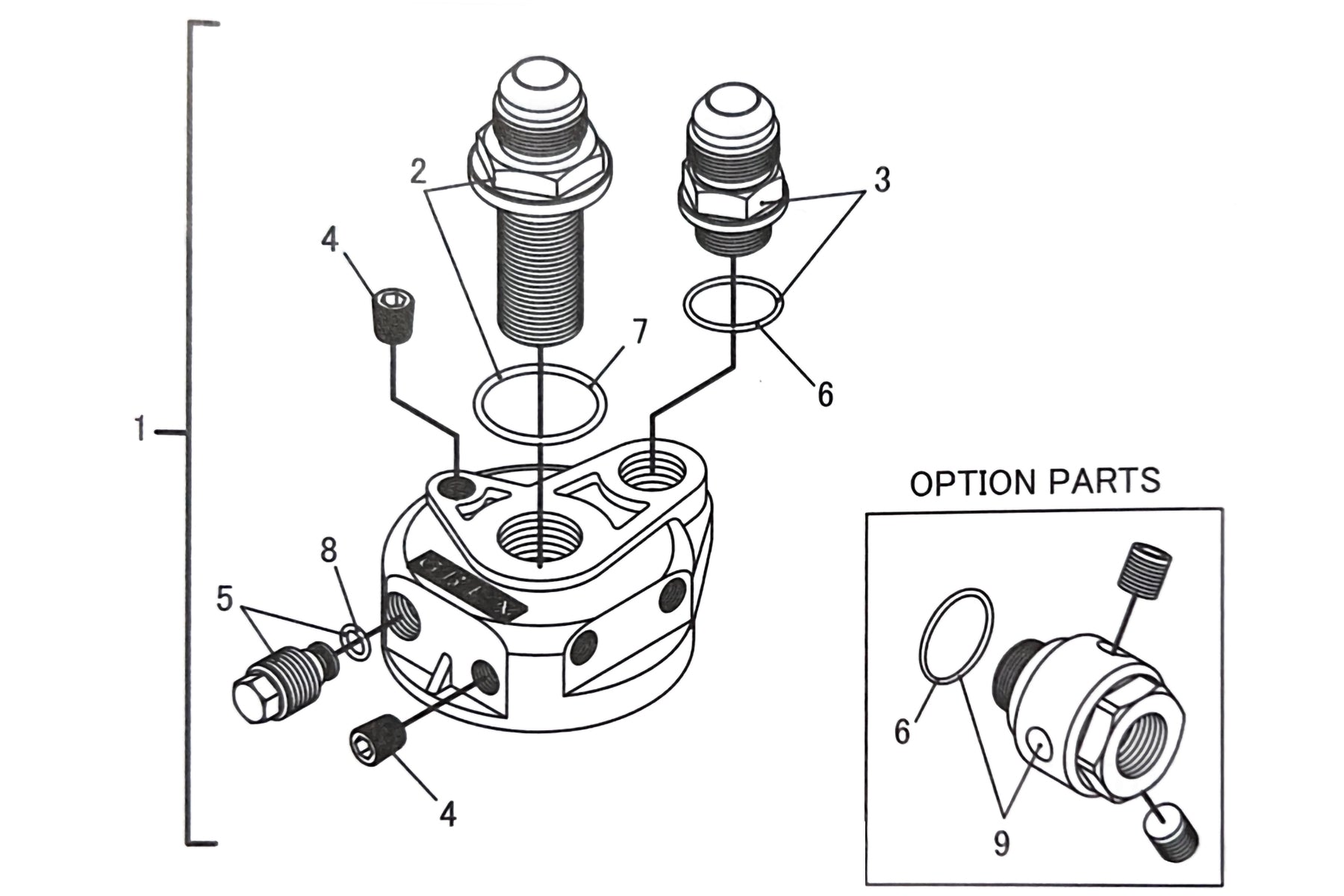 TYPE-G FILTER RELOCATION ADAPTER, FILTER: M20XP1.5, 10AN - (12401182)