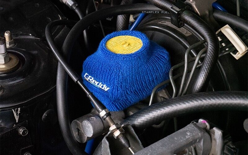 GReddy Reservoir Cover(s) - Blue and Black