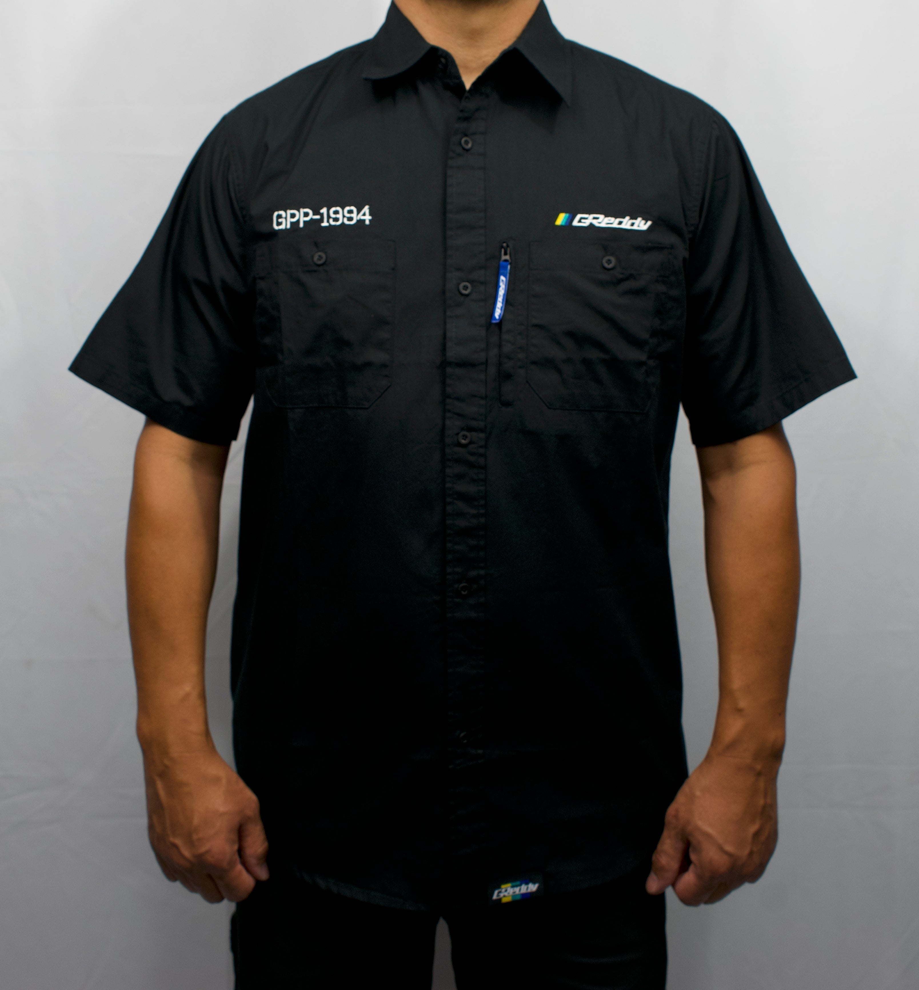 GReddy Mechanic's Button-up Work Shirt(s) 2.0 - Black
