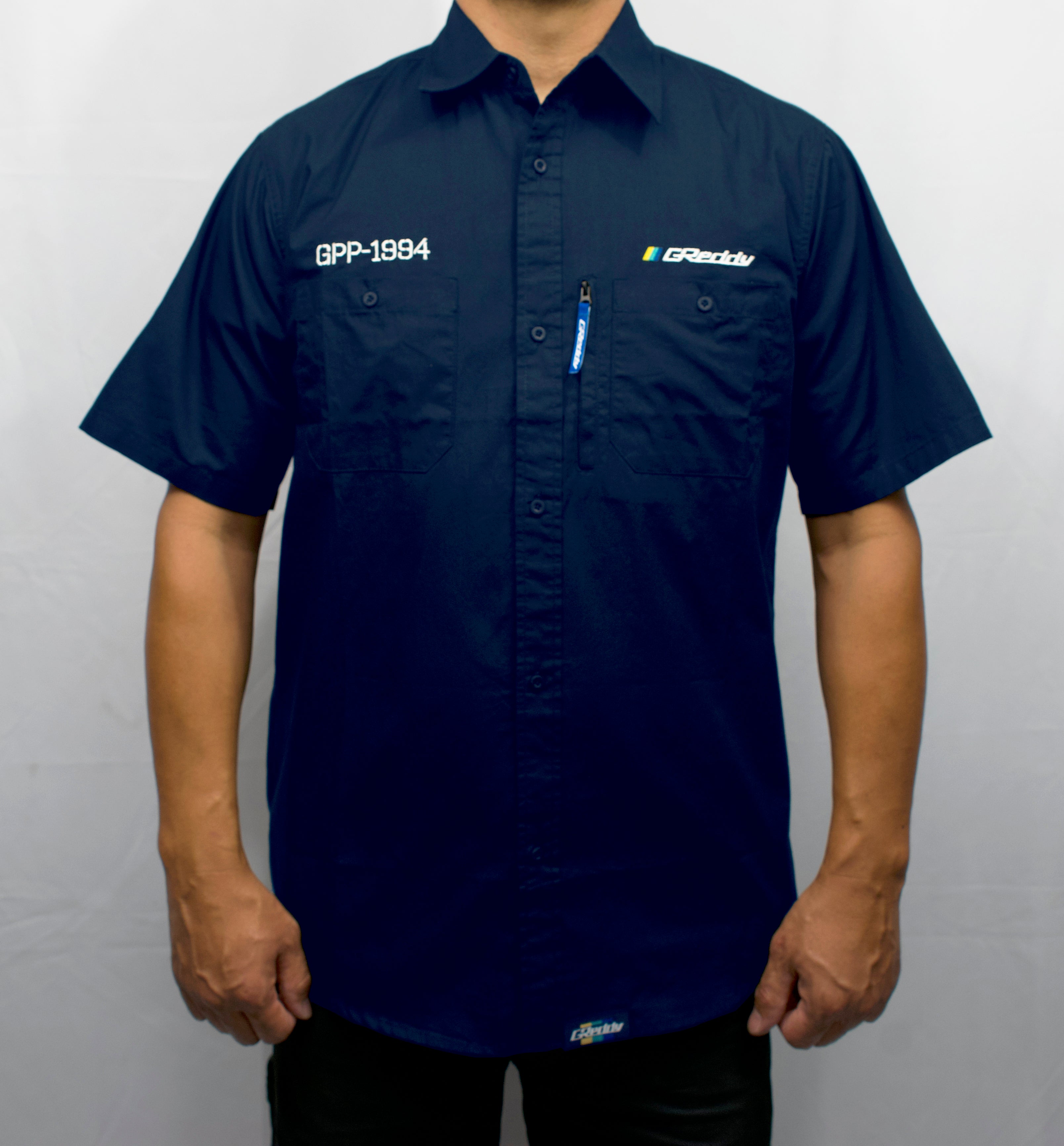 GReddy Mechanic's Button-up Work Shirt(s) 2.0 - Navy